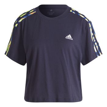 Camiseta corta Vibrant Print Cotton 3 bandas