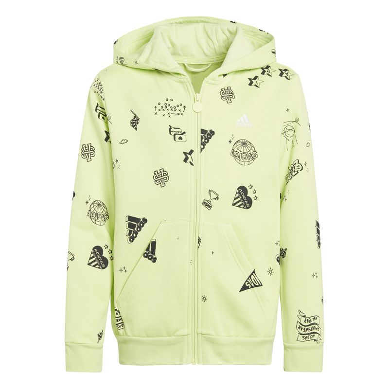 Chaqueta-con-capucha-Brand-Love-Allover-Print--Adolescentes-