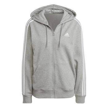 Chaqueta con capucha Essentials French Terry Regular 3 bandas