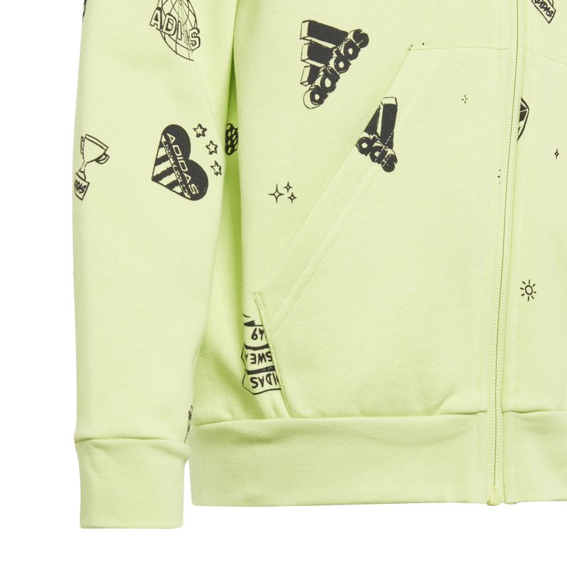 Chaqueta-con-capucha-Brand-Love-Allover-Print--Adolescentes-