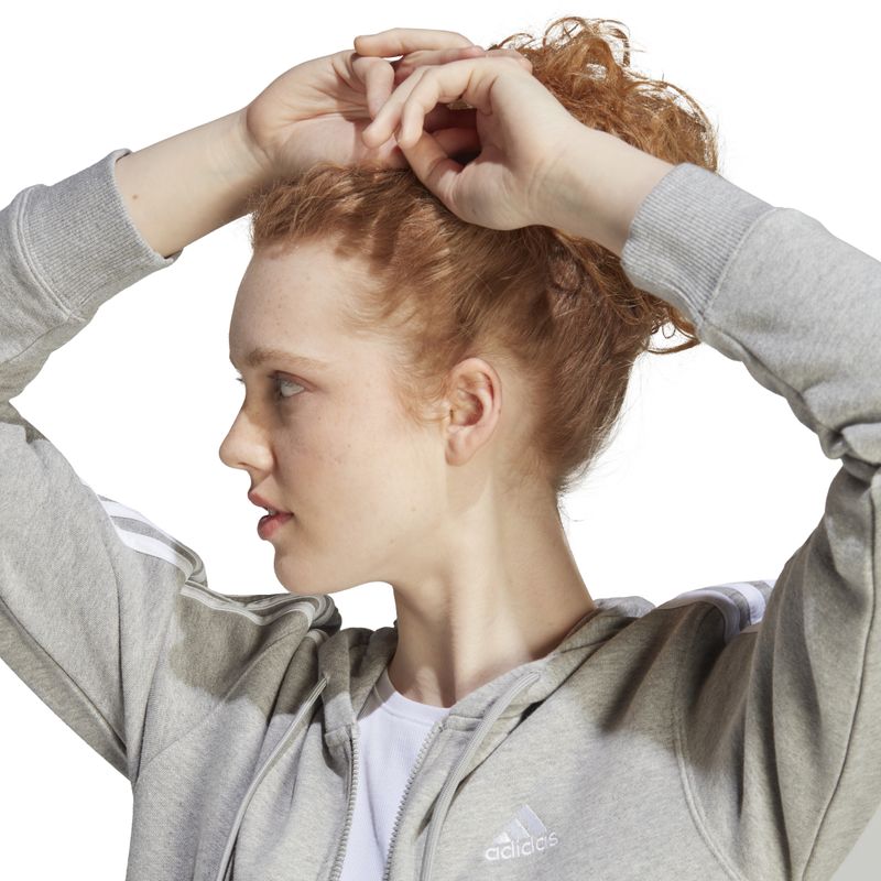 Chaqueta-con-capucha-Essentials-French-Terry-Regular-3-bandas