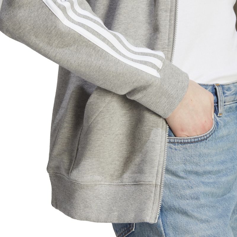 Chaqueta-con-capucha-Essentials-French-Terry-Regular-3-bandas