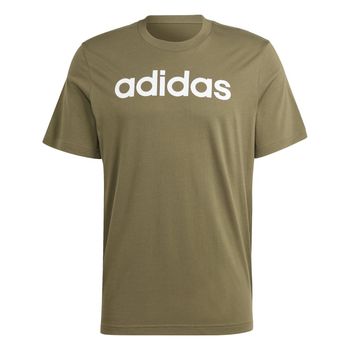 Camiseta Essentials Single Jersey Linear Embroidered Logo