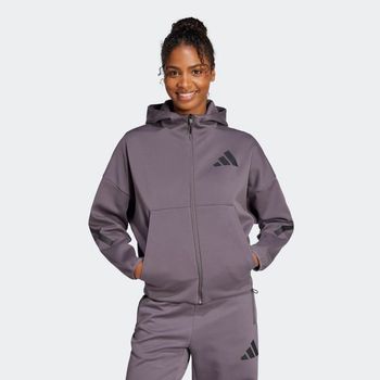 Sudadera con Gorro adidas Z.N.E. Cierre Frontal