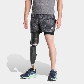 Shorts 2 en 1 Own The Run Spray Dye